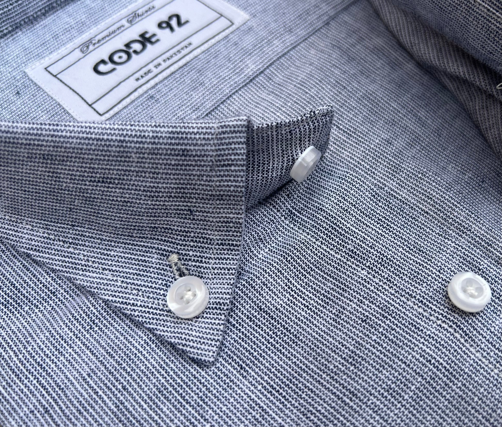 Signature Micro Striped Linen Shirt
