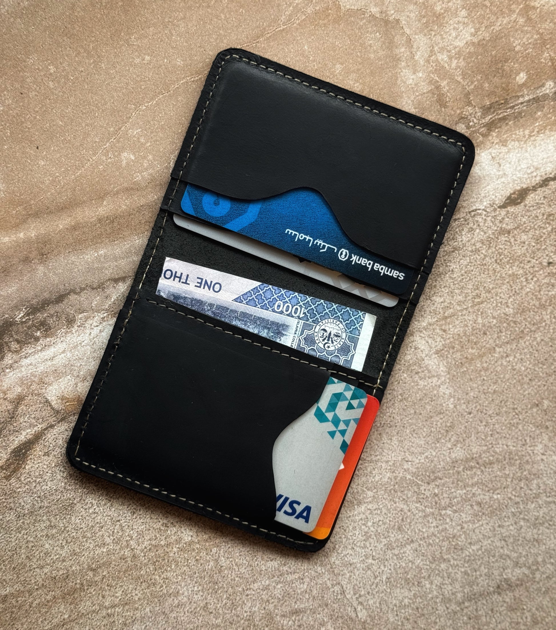 Black Smart Leather Wallet