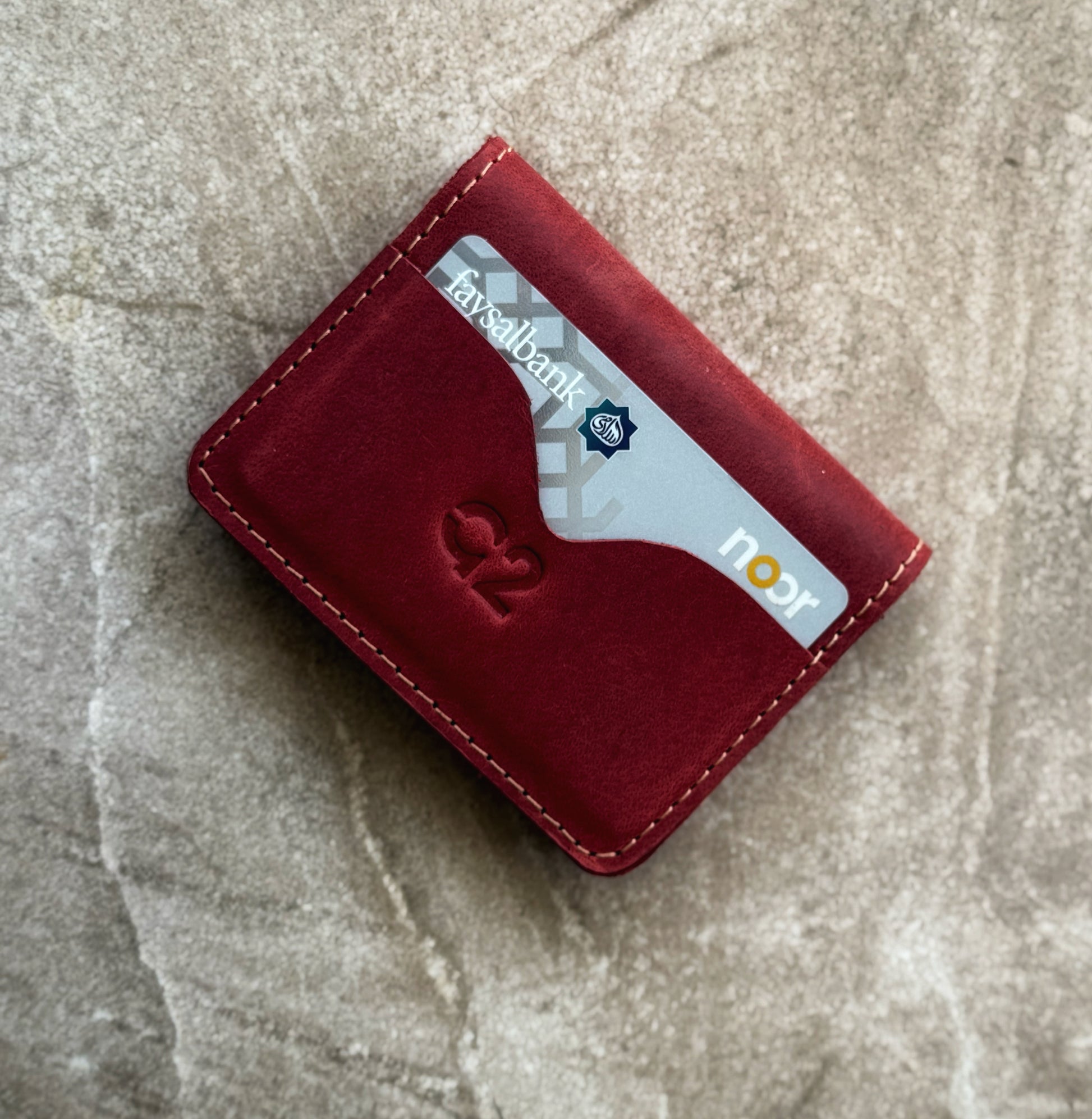Brick Red Smart Leather Wallet