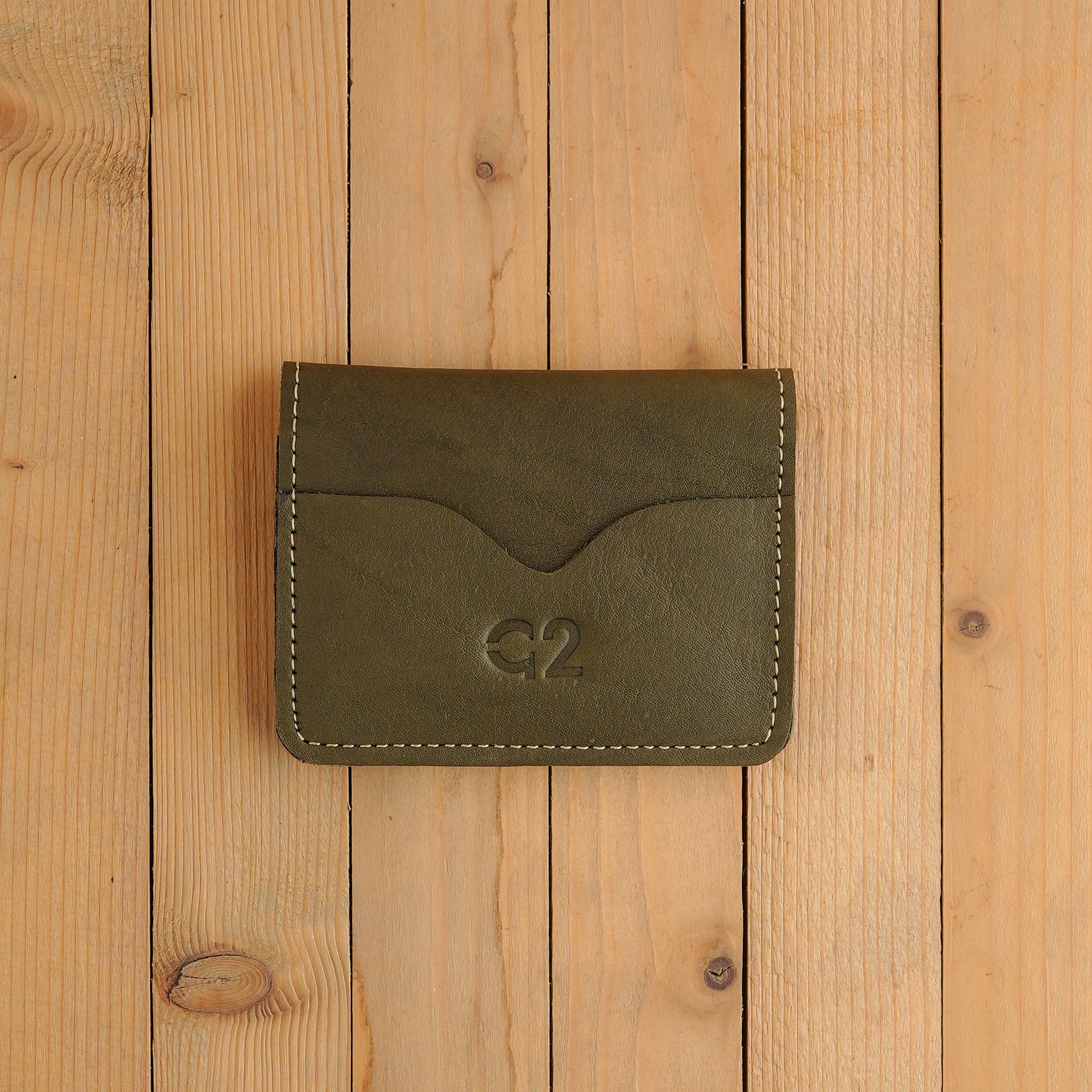 Olive Green Smart Leather Wallet