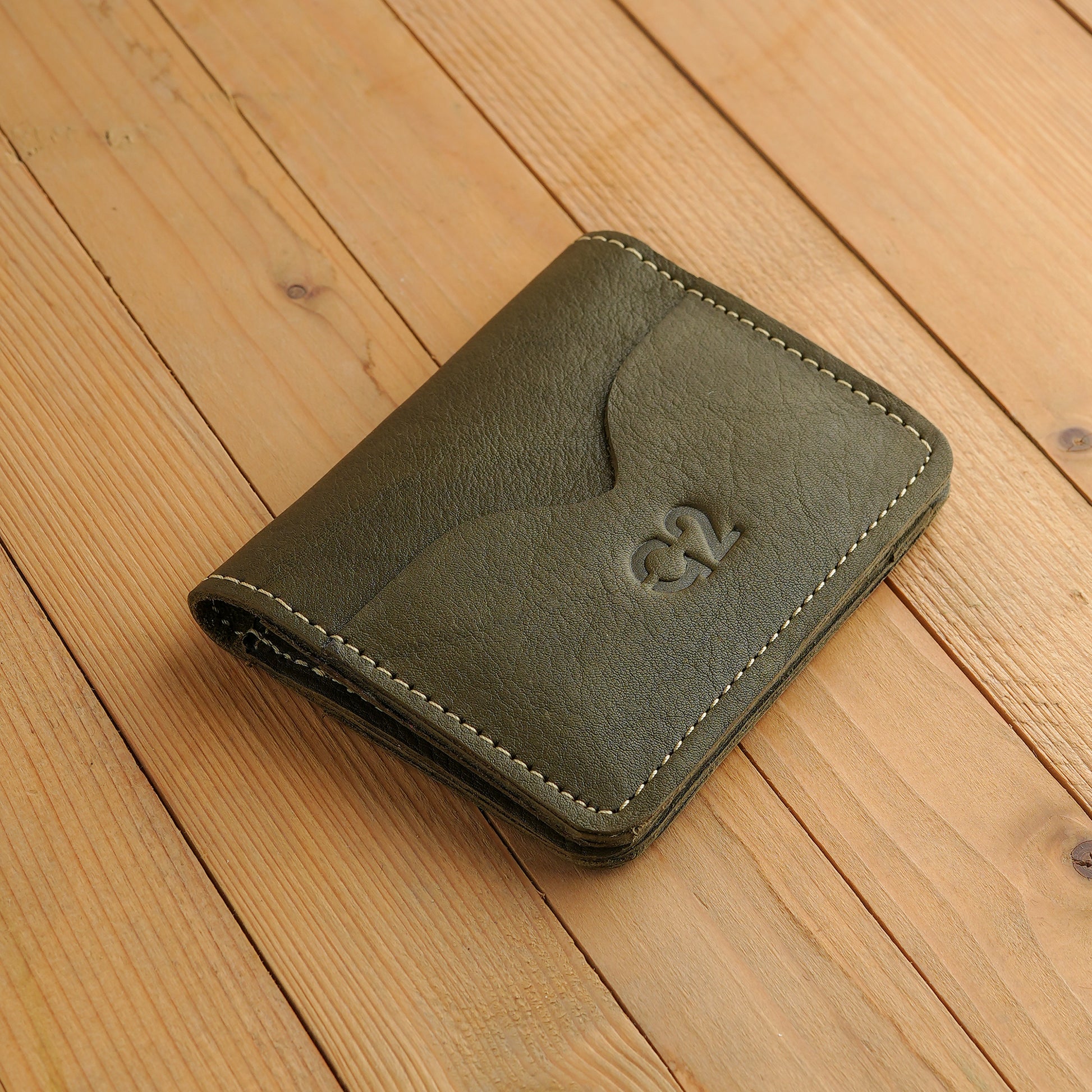 Olive Green Smart Leather Wallet