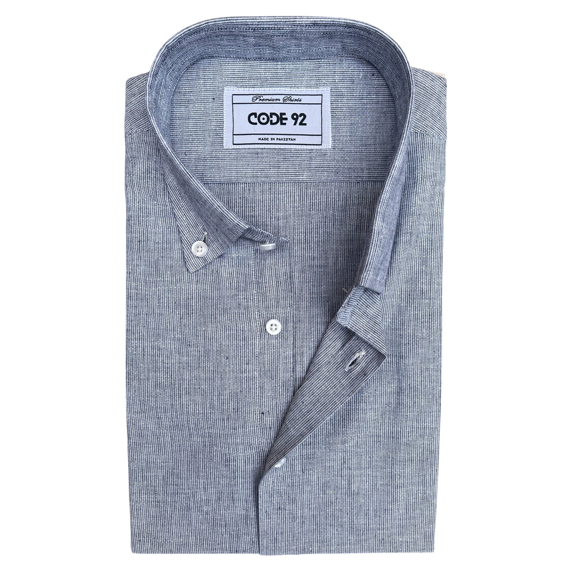 Signature Micro Striped Linen Shirt