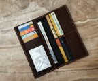 Brown Leather Organizer Wallet