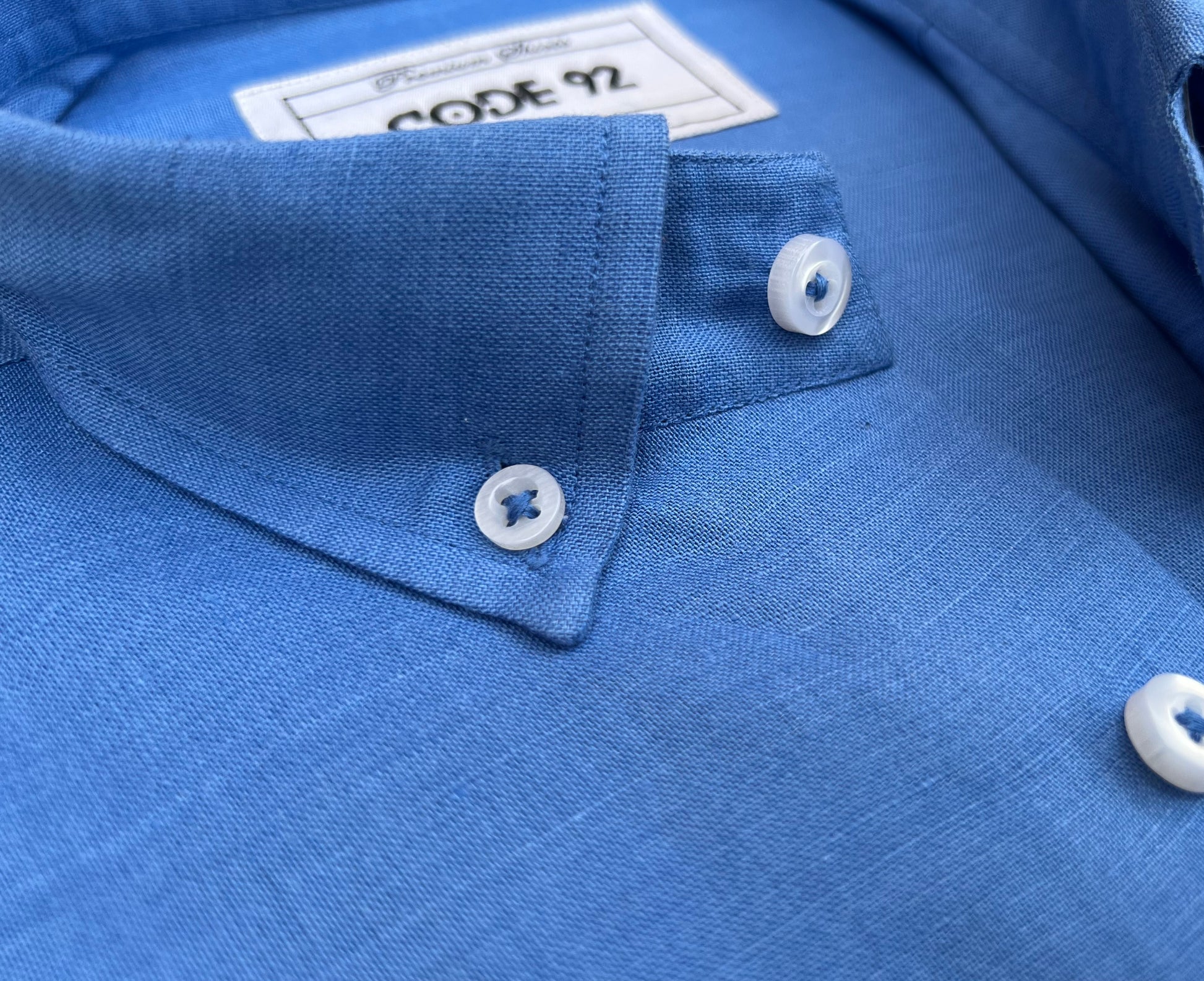 Blue Linen Shirt