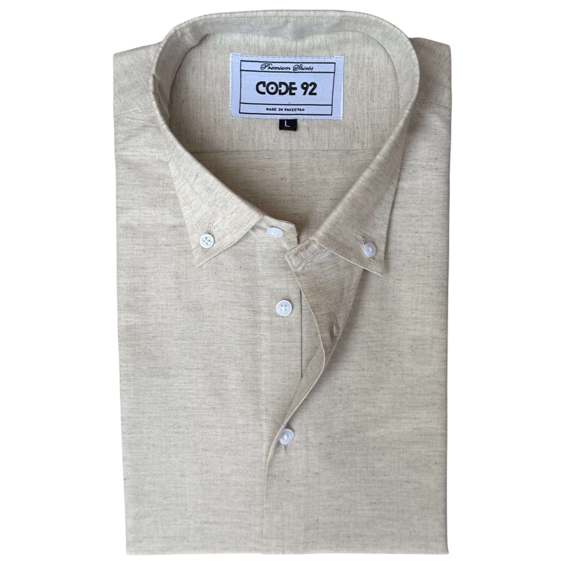 Marble White Linen Shirt