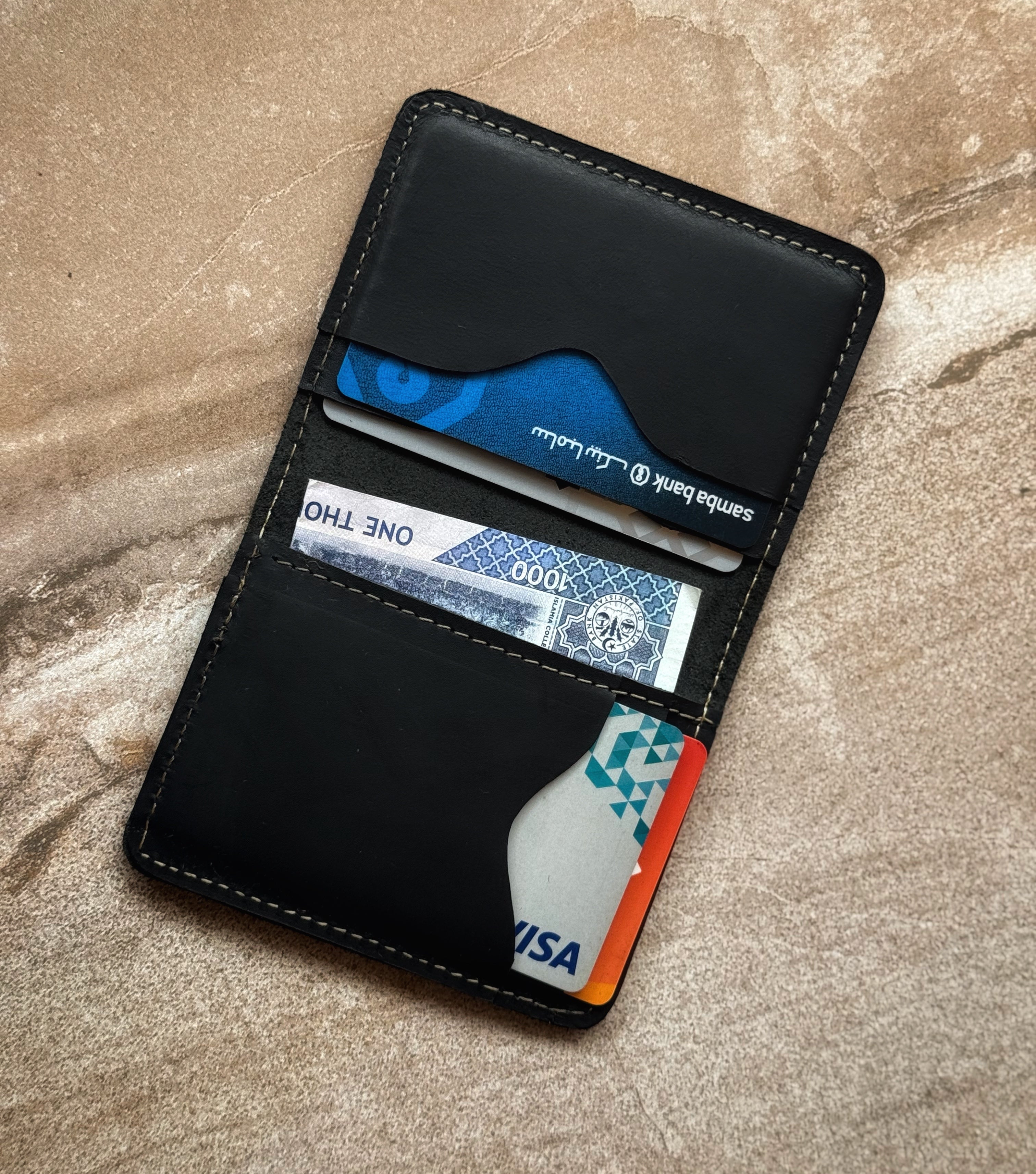 Black Smart Leather Wallet