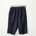 Blue Linen Shorts