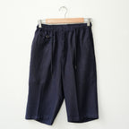 Blue Linen Shorts