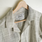 Mini Striped Cuban Cotton Linen Shirt