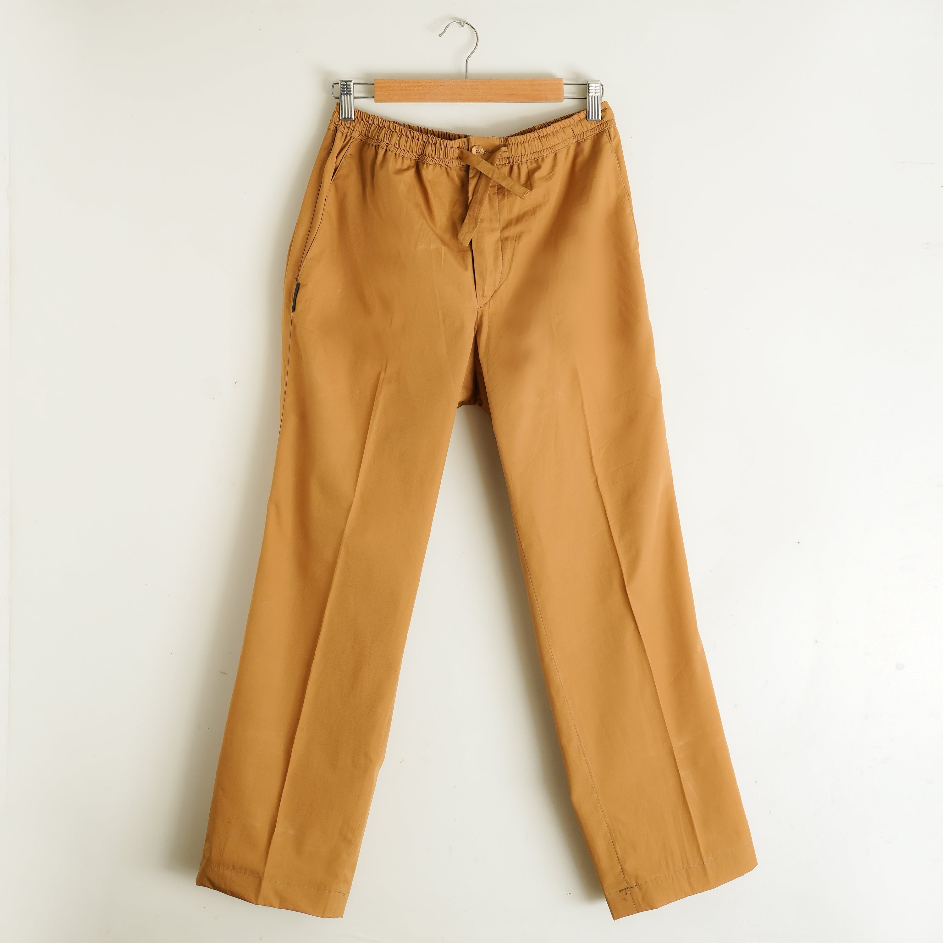 Mustard Brown Linen Pants