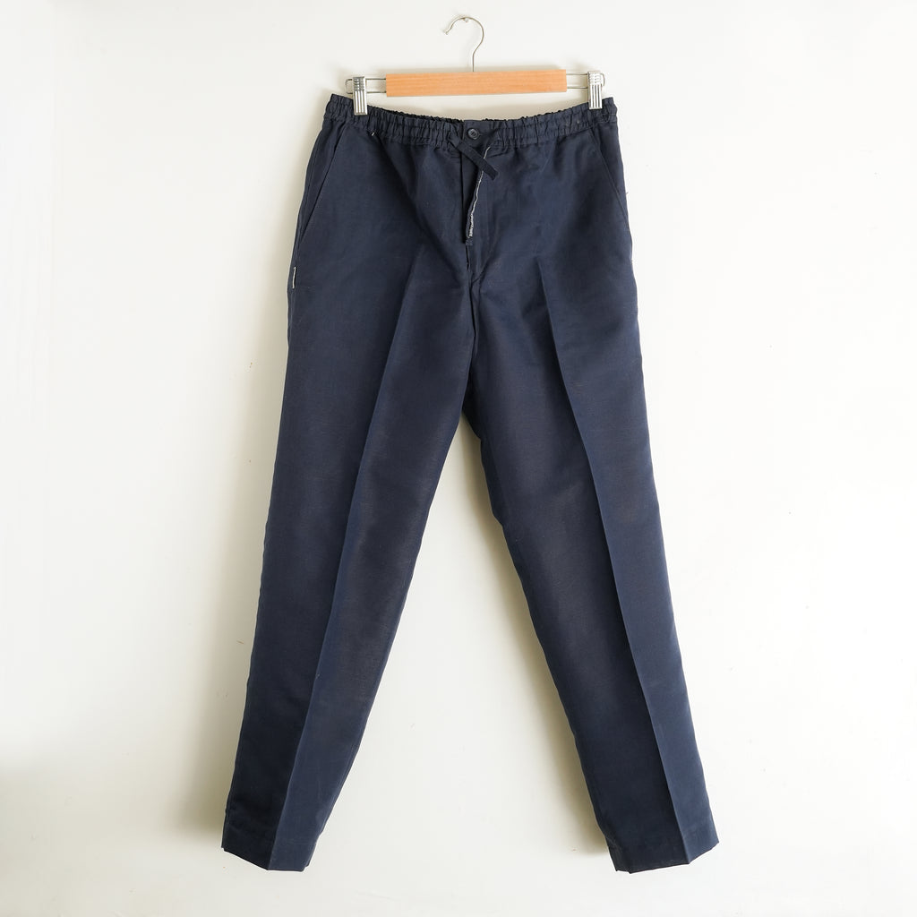 Navy Blue Linen Pants