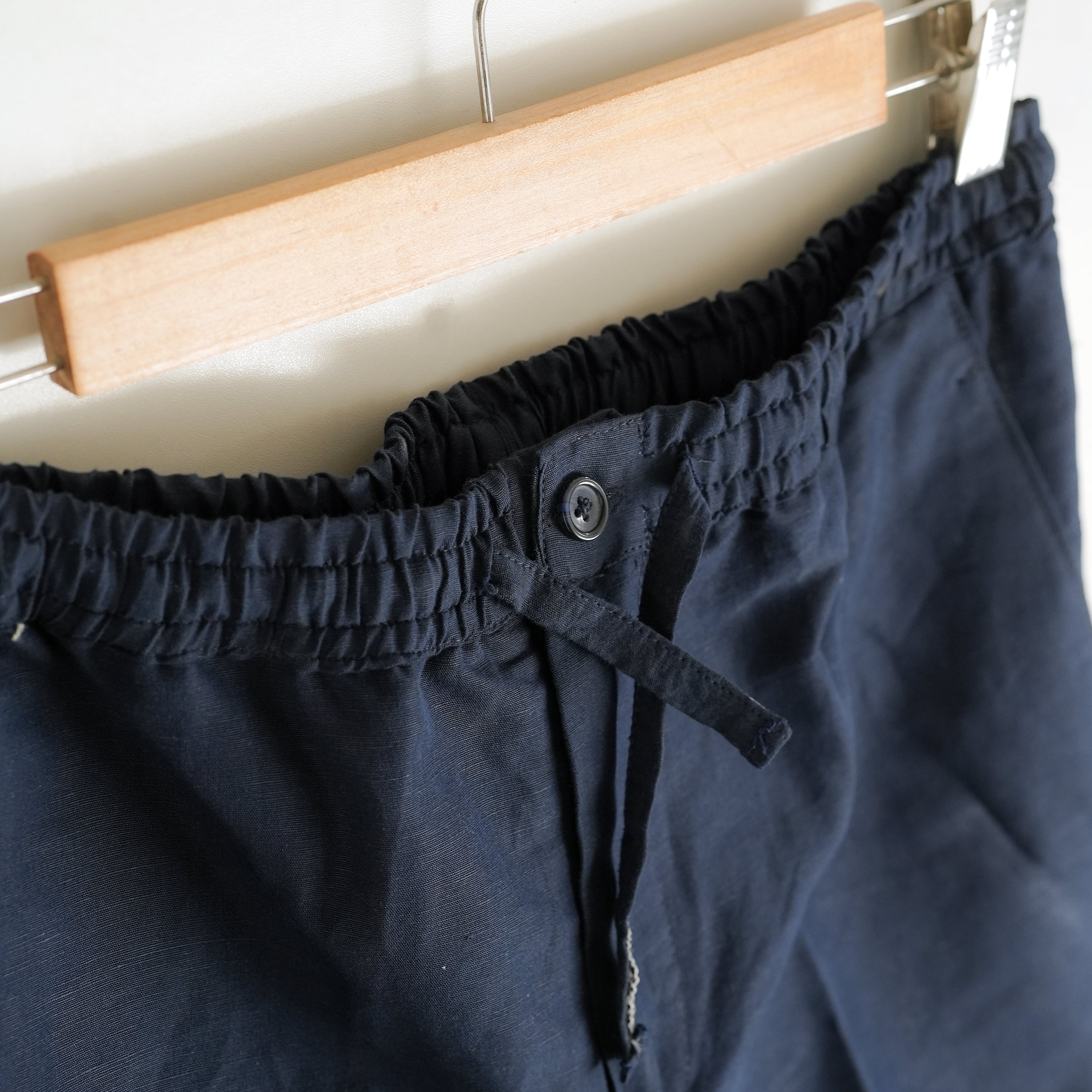 Navy Blue Linen Pants