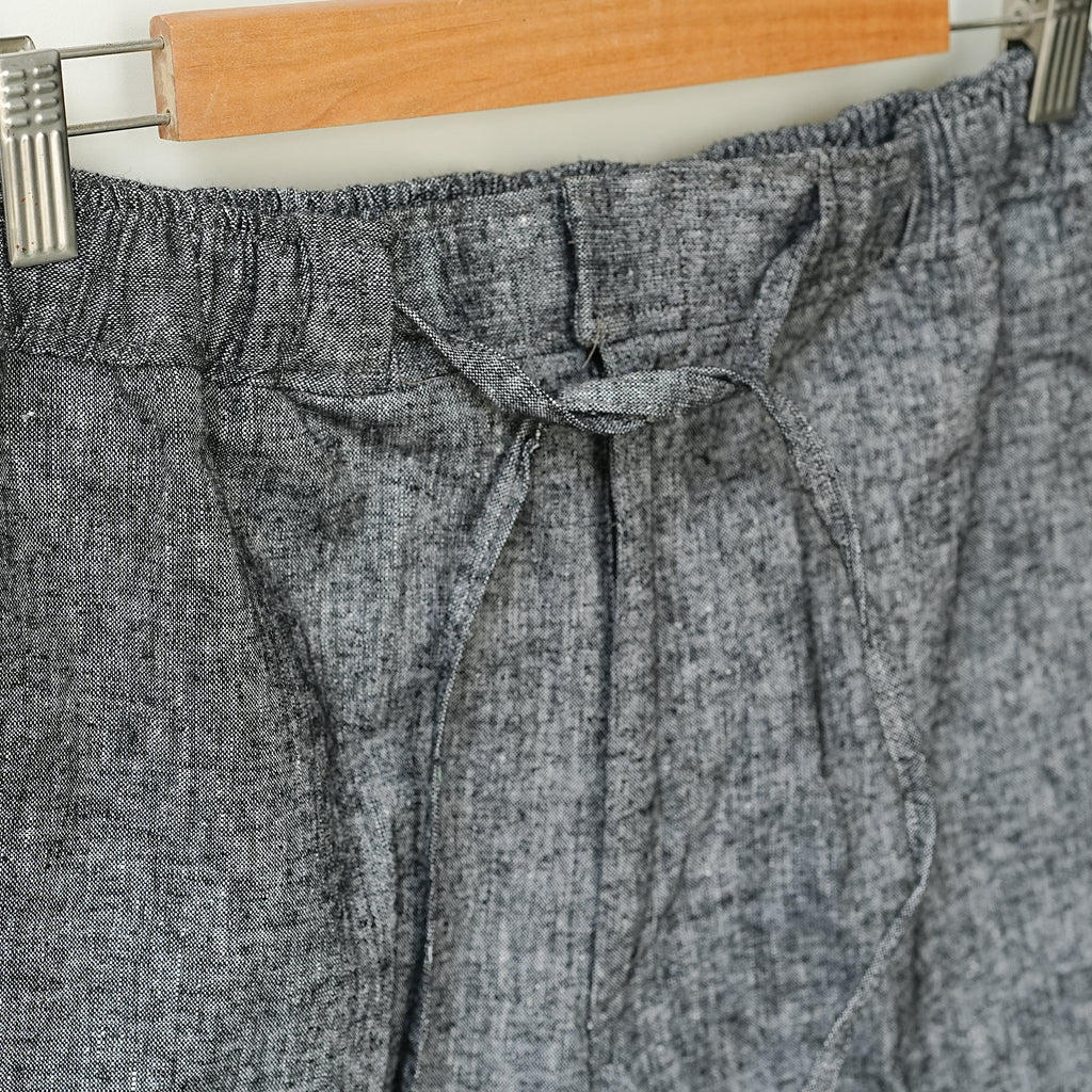 Dark Grey Linen Shorts