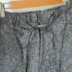 Dark Grey Linen Shorts