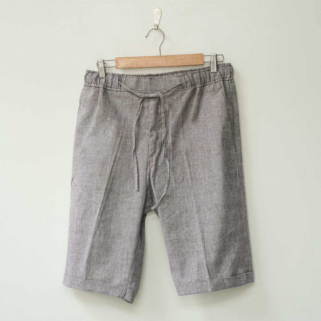 Light Grey Linen Shorts
