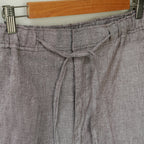 Light Grey Linen Shorts