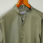 Green Cotton Short Kurta
