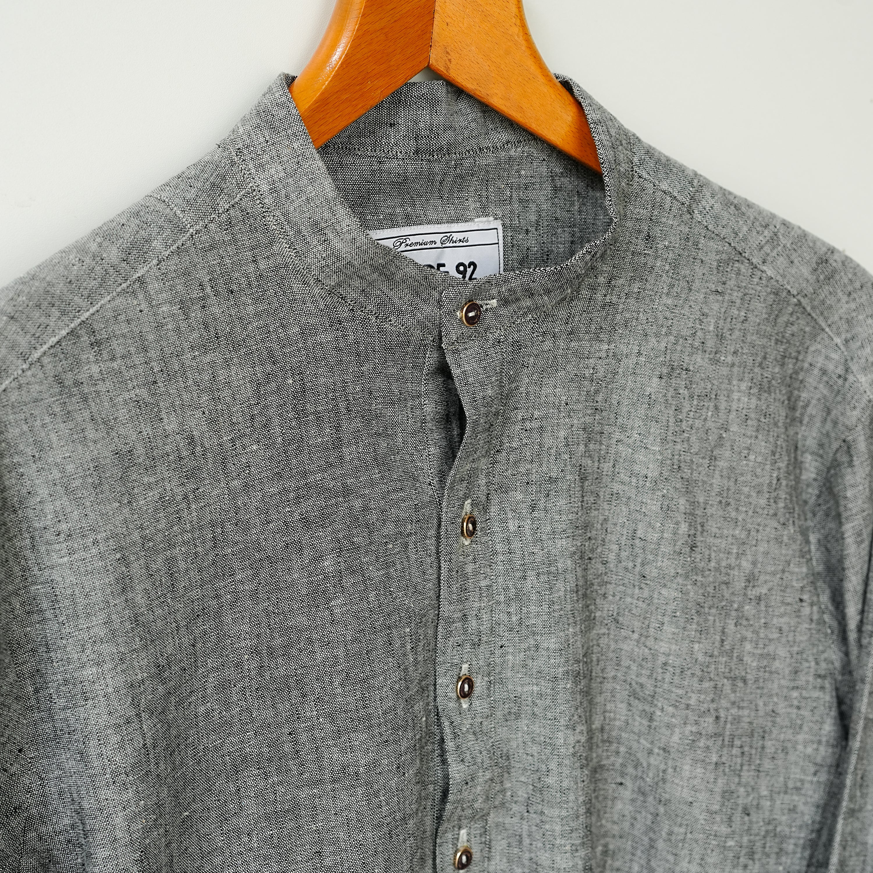 Grey Cotton Short Kurta