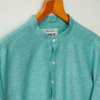 Sea Green Linen Short Kurta