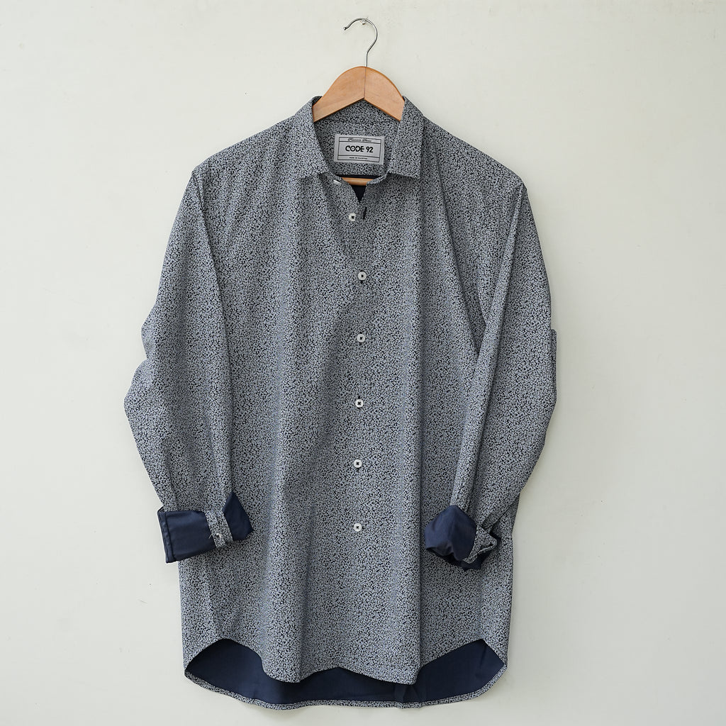Mini Green Leaves Printed Shirt
