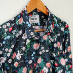 Green Floral Printed Shirt