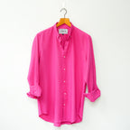 Pink Cotton Linen Shirt