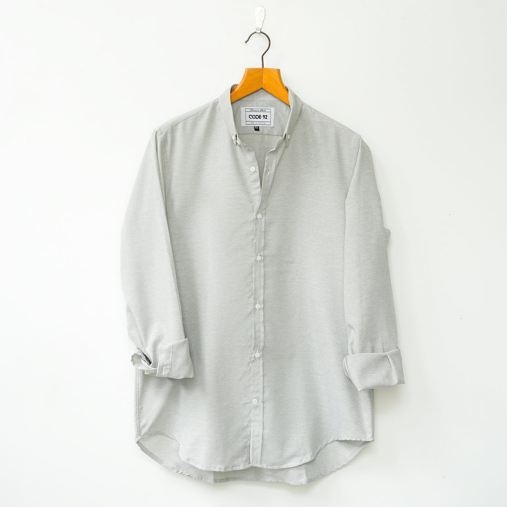 Polo Grey Cotton Shirt