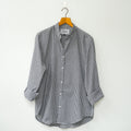 Black Linen Signature Checkered Shirt