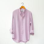 Lilac Button Down Linen Shirt
