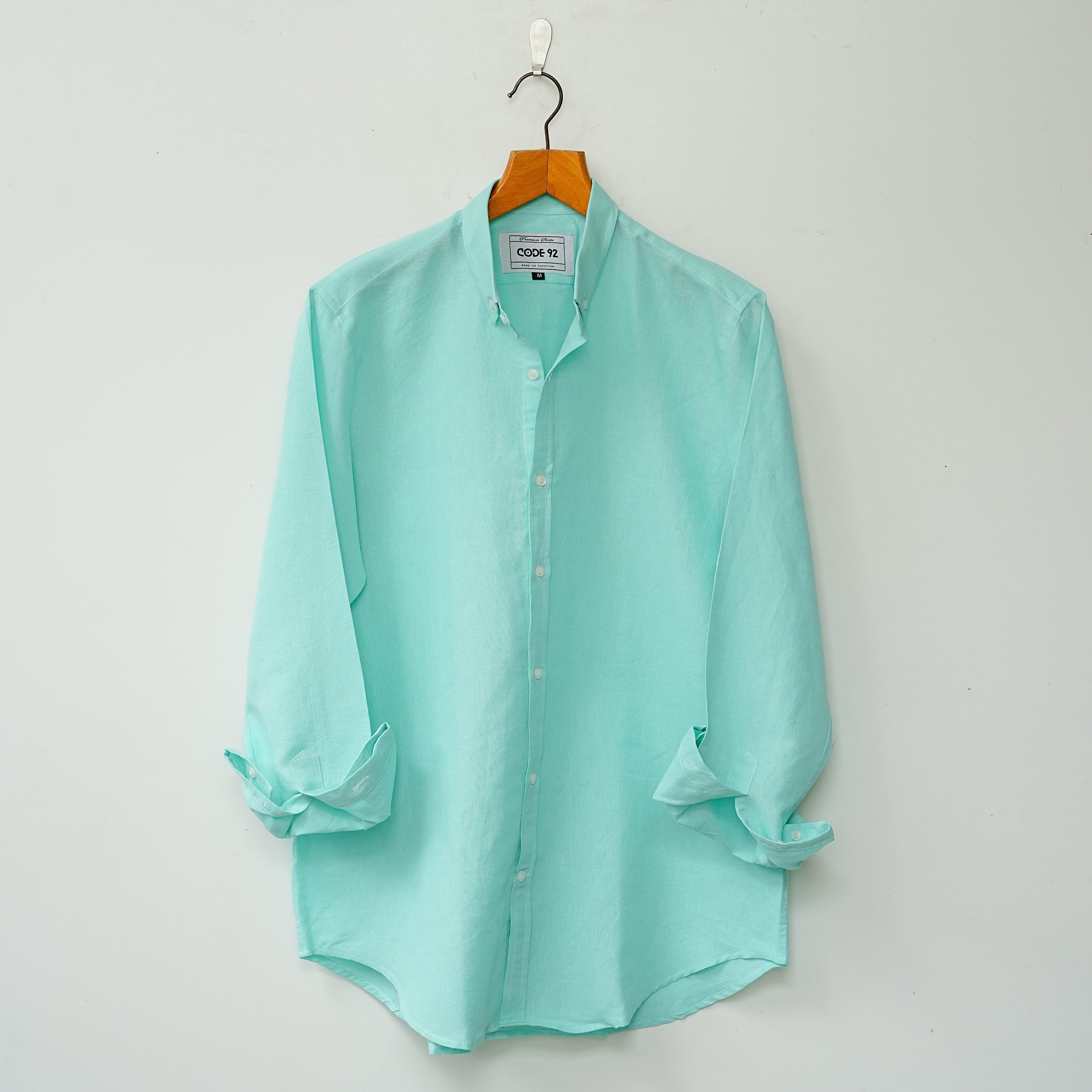 Sea Green Linen Shirt