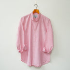 Powder Pink Micro Striped Linen Shirt