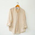 Beige Marble Cotton Linen Shirt