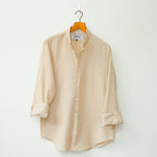 Beige Marble Cotton Linen Shirt