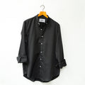 Black Button Down Cotton Shirt