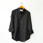 Black Button Down Cotton Shirt
