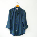 Macro Green & Blue Checkered Linen Shirt