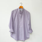 Micro Striped Lilac Linen Shirt
