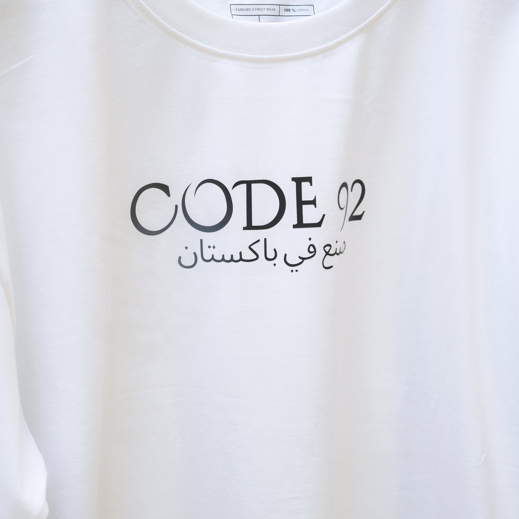 Over Size - CODE 92 White