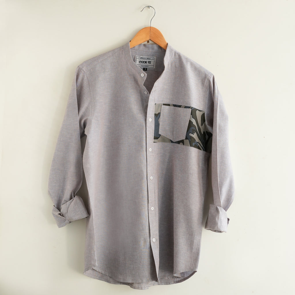 Polo Cotton Camo Pocket Shirt