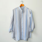 Macro Striped Linen Shirt