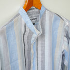 Macro Striped Linen Shirt