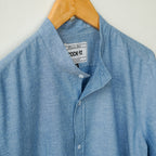 Denim Blue Linen Shirt