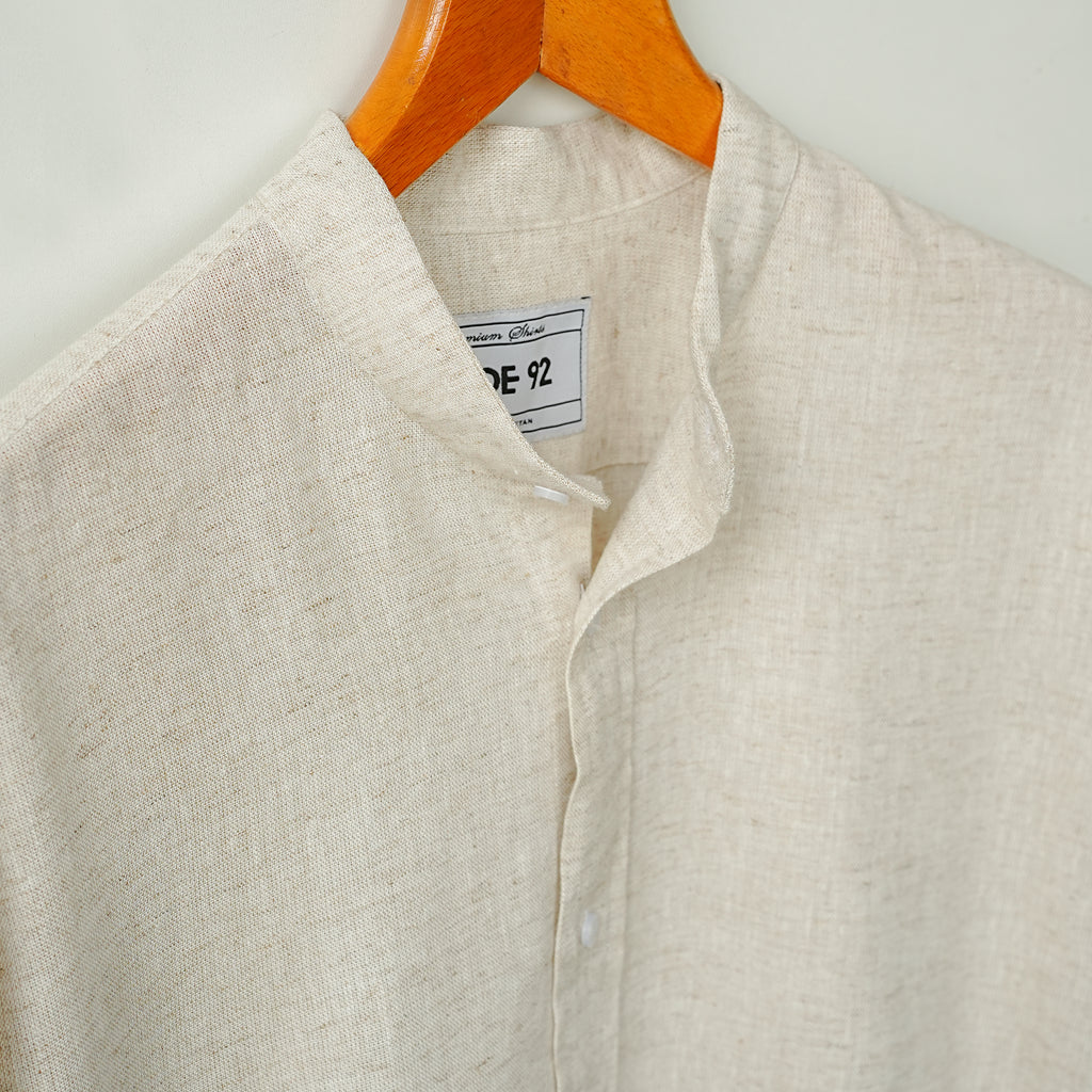 Light Beige Linen Shirt