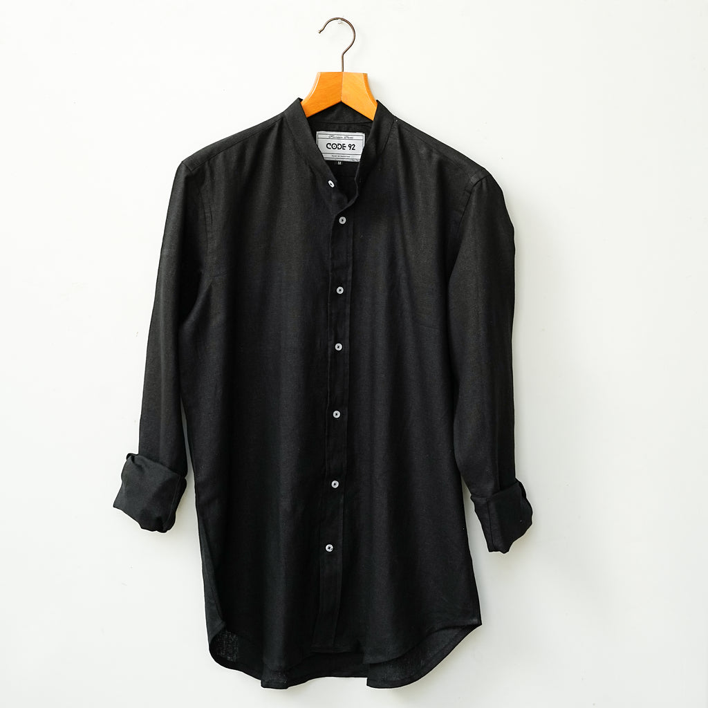 BLACK LINEN CO-ORD SET