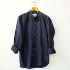 Blue Cotton Linen Shirt
