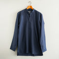 Navy Blue Cotton Short Kurta