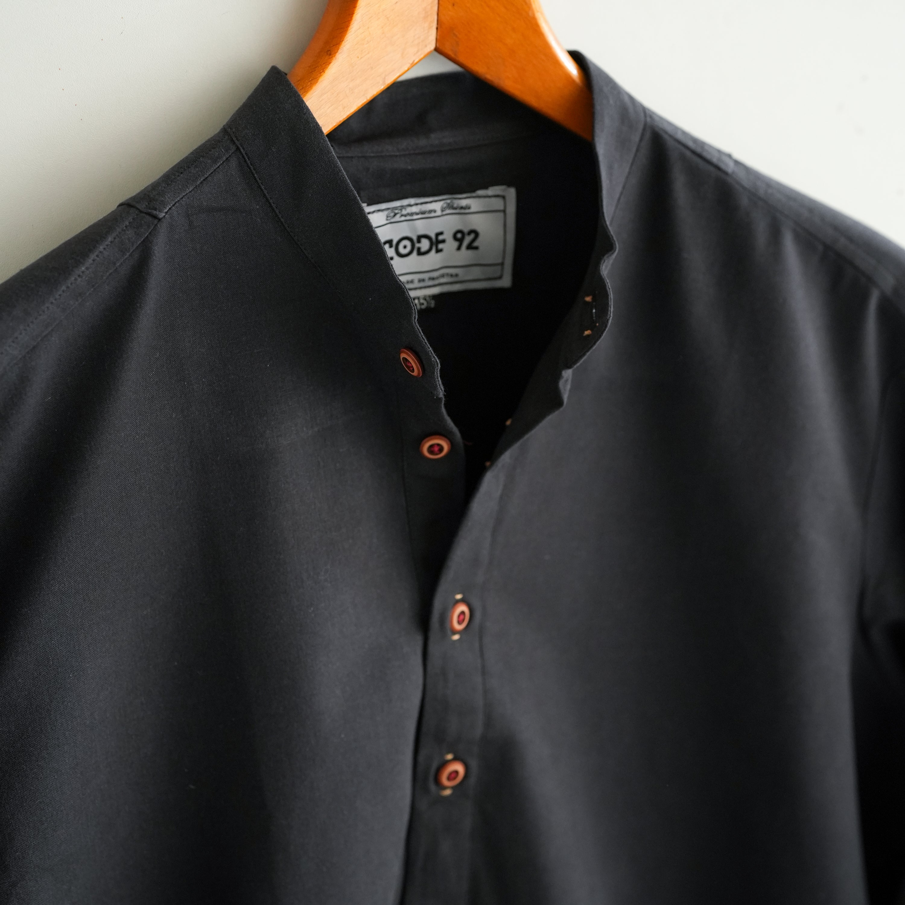 Mid-Night Blue Linen Short Kurta