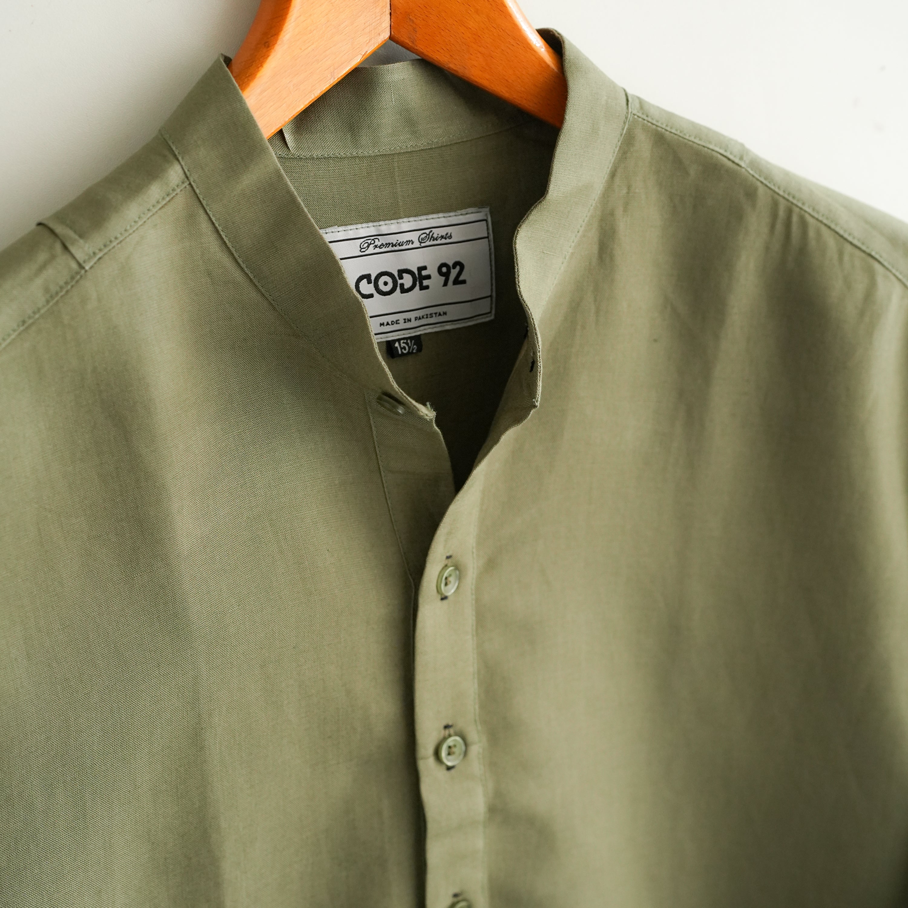 Rock Green Cotton Short Kurta