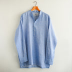 Light Blue Linen Short Kurta