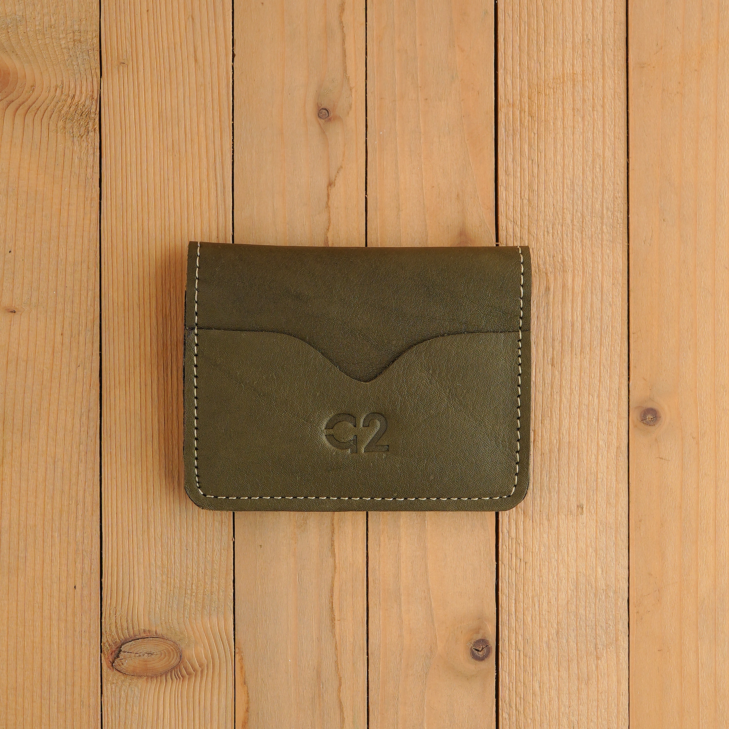Olive Green Smart Leather Wallet